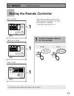 Предварительный просмотр 19 страницы Bosch BC2600RA Owner'S Manual