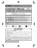 Preview for 2 page of Bosch BC3200RA Installation Manual