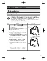 Предварительный просмотр 9 страницы Bosch BC3200RA Installation Manual