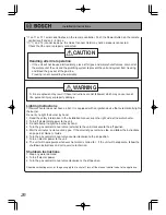 Preview for 26 page of Bosch BC3200RA Installation Manual