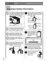 Preview for 4 page of Bosch BC3200RA Owner'S Manual