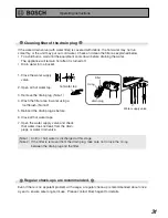 Preview for 31 page of Bosch BC3200RA Owner'S Manual