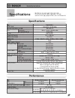 Preview for 37 page of Bosch BC3200RA Owner'S Manual