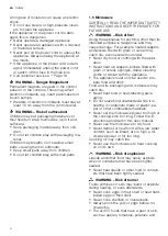 Preview for 4 page of Bosch BE.634G.1M User Manual And Installation Instructions