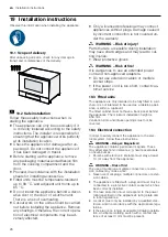 Preview for 26 page of Bosch BE.634G.1M User Manual And Installation Instructions