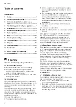 Preview for 2 page of Bosch BEL520MS0 User Manual And Installation Instructions