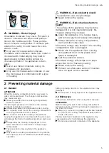 Предварительный просмотр 5 страницы Bosch BEL523MS0 User Manual And Installation Instructions