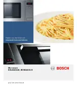 Предварительный просмотр 1 страницы Bosch BEL634GS1B Instruction Manual