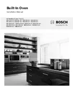 Preview for 1 page of Bosch Benchmark HBLP451LUC Installation Manual