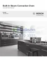 Preview for 1 page of Bosch Benchmark HSLP451UC Use And Care Manua