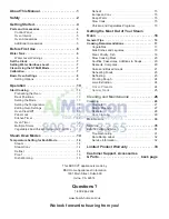 Preview for 2 page of Bosch Benchmark HSLP451UC Use And Care Manua