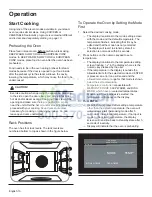 Preview for 12 page of Bosch Benchmark HSLP451UC Use And Care Manua