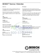 Preview for 76 page of Bosch Benchmark HSLP451UC Use And Care Manua