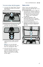 Preview for 47 page of Bosch Benchmark SHEM78ZH5N/20 Operating Instructions Manual