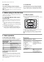 Предварительный просмотр 8 страницы Bosch BFL550M.0 User Manual And Installation Instructions