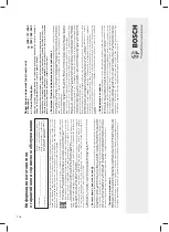 Preview for 120 page of Bosch BGB8 Series Instruction Manual