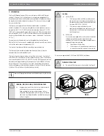 Preview for 8 page of Bosch BGH96 Series Installation, Operation And Maintenance Manual