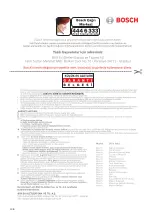 Предварительный просмотр 110 страницы Bosch BGL35 Instruction Manual