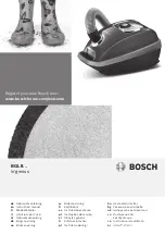 Preview for 1 page of Bosch BGL81030 Instruction Manual