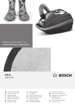 Preview for 1 page of Bosch BGL8332S Instruction Manual