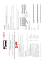 Preview for 59 page of Bosch BGLS48 Instruction Manual