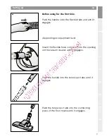 Preview for 7 page of Bosch BGS 7126 Instructions For Use Manual