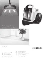 Preview for 1 page of Bosch BGS05 Series Instruction Manual