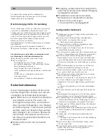 Preview for 3 page of Bosch BGS5 series Relaxx'x Operating Instructions Manual