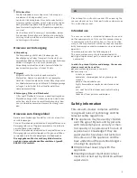 Preview for 4 page of Bosch BGS5 series Relaxx'x Operating Instructions Manual