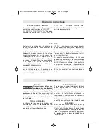 Preview for 10 page of Bosch BH2760VC Operating/Safety Instructions Manual