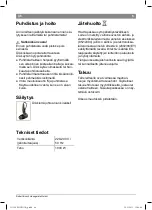 Preview for 48 page of Bosch BlackStyle PHD2511B Operating Instructions Manual