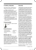 Preview for 53 page of Bosch BlackStyle PHD2511B Operating Instructions Manual