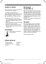 Preview for 58 page of Bosch BlackStyle PHD2511B Operating Instructions Manual