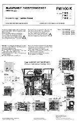 Bosch BLAUPUNKT FM 100K Service Manual preview