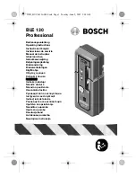 Preview for 1 page of Bosch BLE 130 Professional Operating Instructions Manual