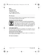 Preview for 47 page of Bosch BLE 130 Professional Operating Instructions Manual