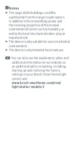 Preview for 5 page of Bosch BMCT-SLZ Manual