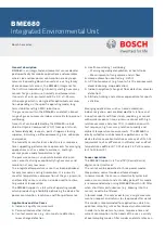 Bosch BME680 Quick Start Manual предпросмотр