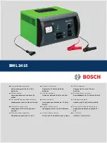 Bosch BML 2415 Original Instructions Manual preview