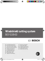 Bosch BO-51843 Original Operating Instructions preview