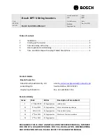 Preview for 1 page of Bosch BPT-S Quick Installation Manual