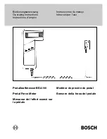 Bosch BSA 100 Operating Instructions Manual предпросмотр