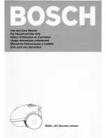 Bosch BSA2..UC Series Use And Care Manual preview