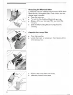 Предварительный просмотр 12 страницы Bosch BSA2..UC Series Use And Care Manual