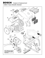 Preview for 1 page of Bosch BSA2200 Parts List