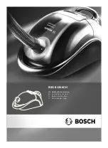 Bosch BSG 81266CH Instructions For Use Manual preview