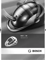 Bosch BSG7....GB Instructions For Use Manual preview