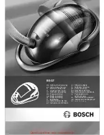 Preview for 1 page of Bosch BSG7 Instructions For Use Manual