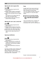 Preview for 22 page of Bosch BSG7 Instructions For Use Manual