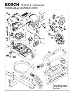 Preview for 1 page of Bosch BSG71360 Parts List